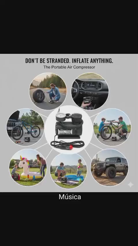 MINI Compresor Portátil Inflador De Aire